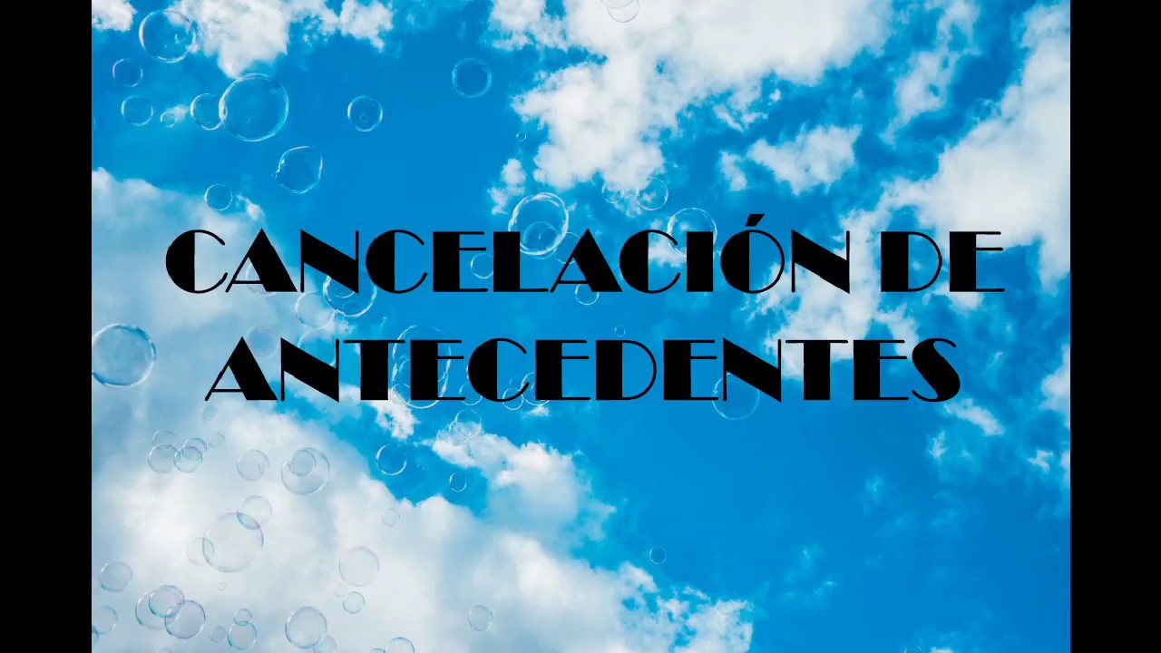 se puede ser policía con antecedentes cancelados