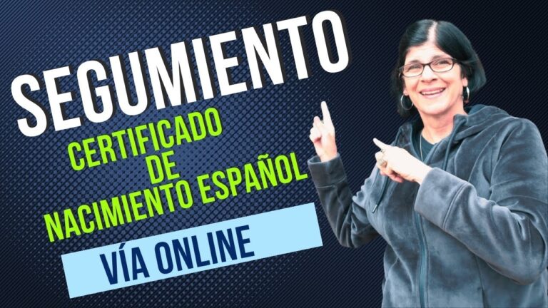 seguimiento de expediente del registro civil