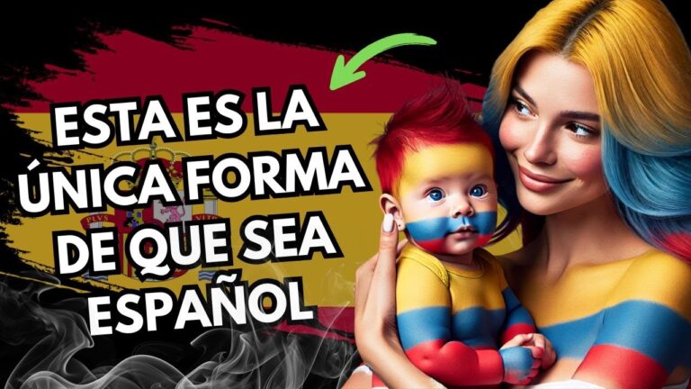 si soy colombiana y tengo un hijo en españa