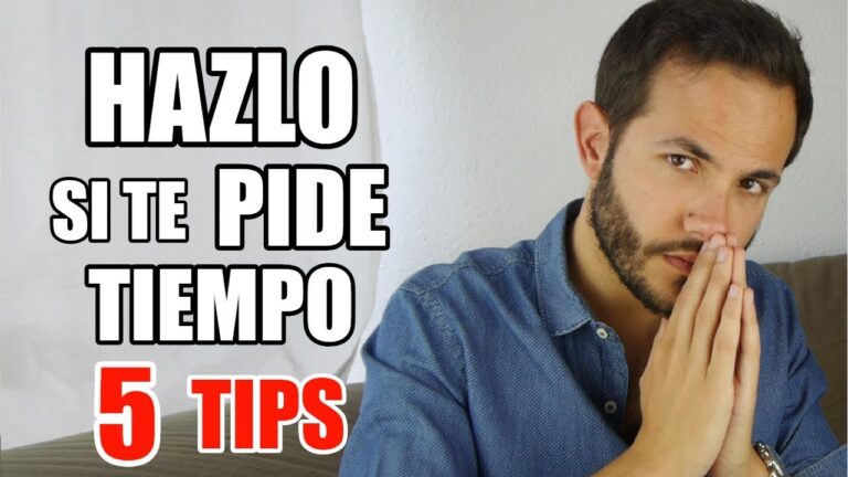 si tu pareja te pide tiempo cuánto debo esperar