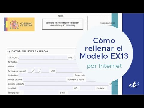 solicitud de autorización de regreso formulario ex13