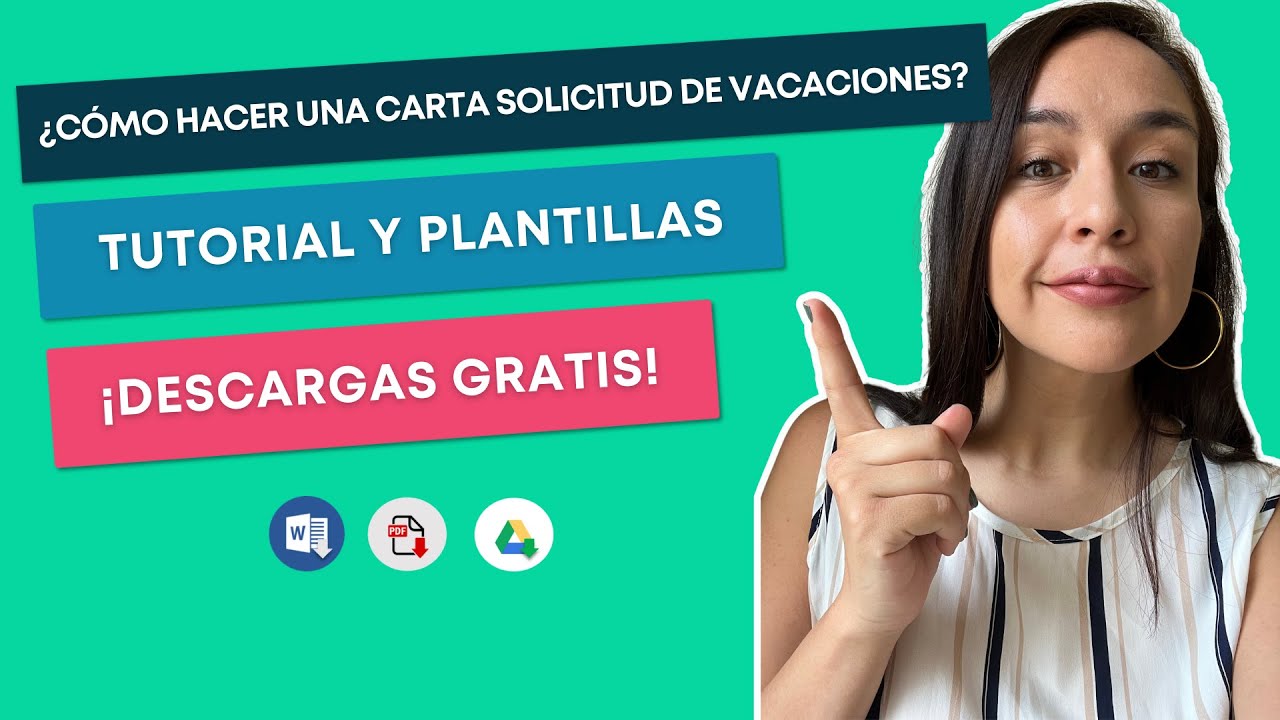 solicitud de carta de vacaciones