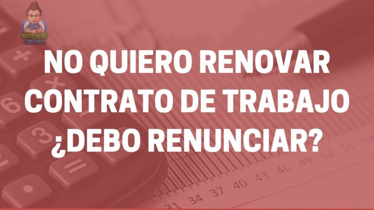 tengo un contrato de 3 meses y no quiero renovar