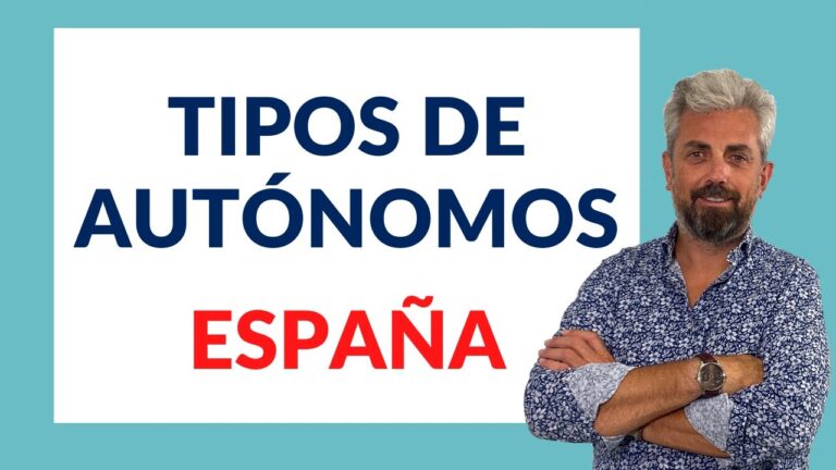 tipos de autonomo en españa