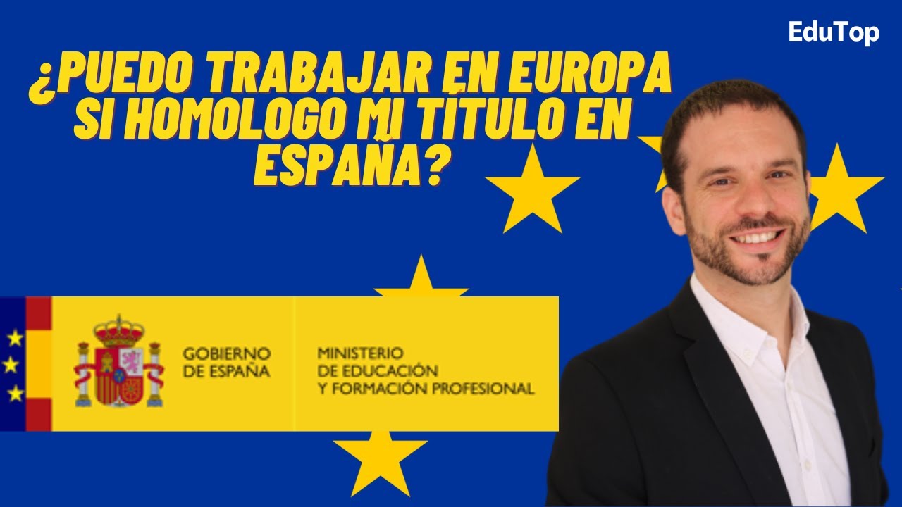 título homologado en españa sirve en europa