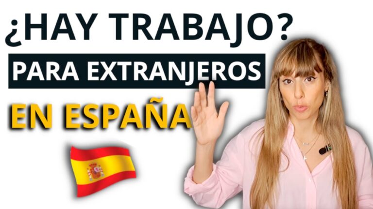 trabajo en barcelona para extranjeros