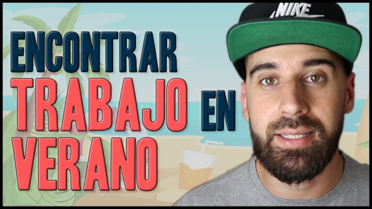 trabajos para menores en verano