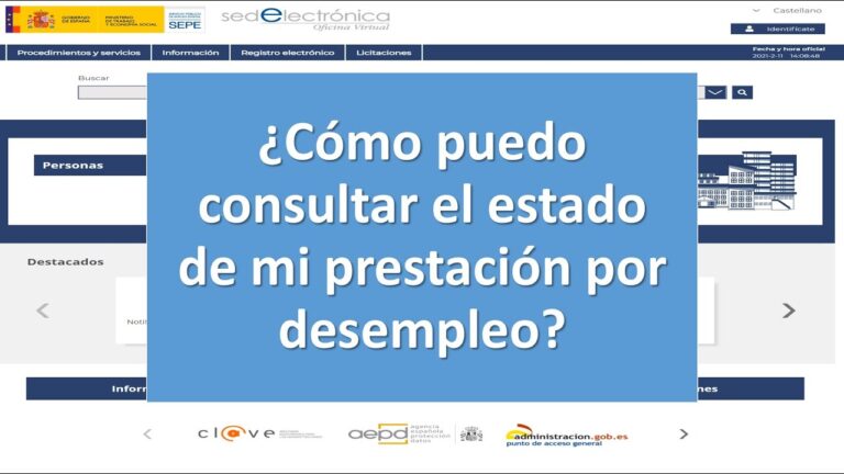 ver estado de prestacion por desempleo
