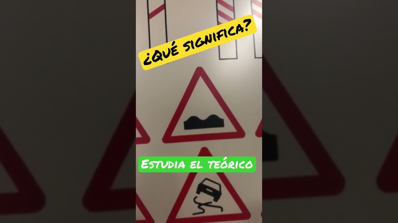 via en mal estado señal